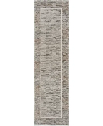 Nourison Home Desire Dsr02 2'3"x7'6" Runner Area Rug In Charcoal