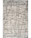 Nourison Home Desire Dsr03 3'11"x5'11" Area Rug In Gray,ivory