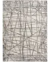 Nourison Home Desire Dsr03 7'10"x9'10" Area Rug In Gray,ivory