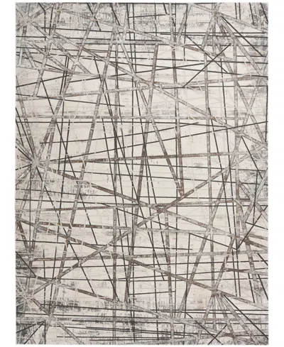 Nourison Home Desire Dsr03 7'10"x9'10" Area Rug In Gray,ivory