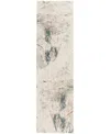 Nourison Home Desire Dsr04 2'3"x7'6" Runner Area Rug In Ivory,gray