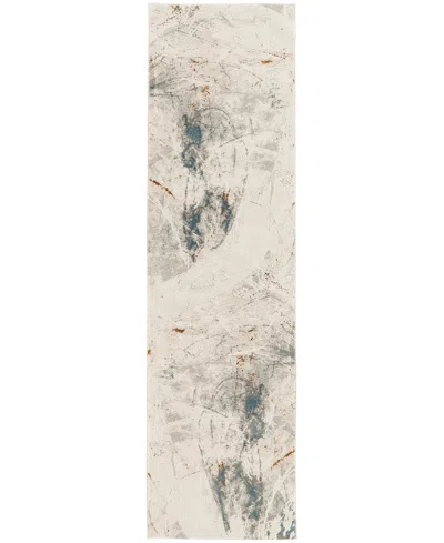 Nourison Home Desire Dsr04 2'3"x7'6" Runner Area Rug In Cream,gray