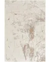 Nourison Home Desire Dsr04 5'3"x7'3" Area Rug In Cream,gray