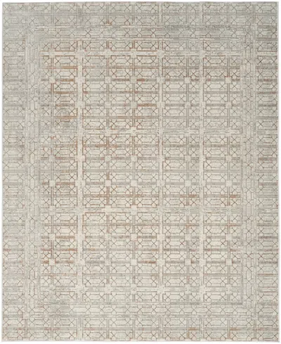 Nourison Home Desire Dsr07 7'10"x9'10" Area Rug In Ivory,gray