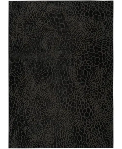 Nourison Home Desire Dsr08 2'3"x7'6" Runner Area Rug In Charcoal