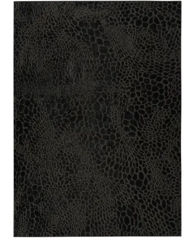 Nourison Home Desire Dsr08 3'11"x5'11" Area Rug In Charcoal