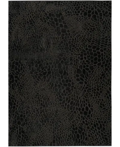 Nourison Home Desire Dsr08 7'10"x9'10" Area Rug In Charcoal