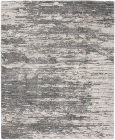 Nourison Home Dreamy Shag Drs02 7'10"x9'10" Area Rug In Charcoal