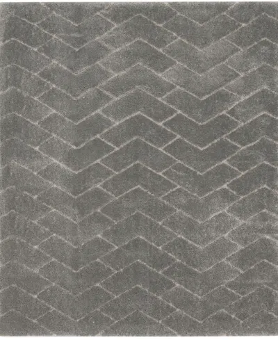 Nourison Home Dreamy Shag Drs03 7'10"x9'10" Area Rug In Gray
