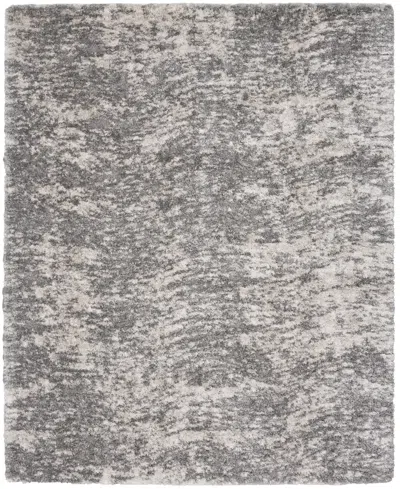 Nourison Home Dreamy Shag Drs04 7'10"x9'10" Area Rug In Charcoal