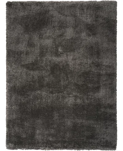Nourison Home Dreamy Shag Drs05 5'3"x7'3" Area Rug In Gray