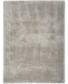 Nourison Home Dreamy Shag Drs05 5'3"x7'3" Area Rug In Silver