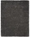 Nourison Home Dreamy Shag Drs05 7'10"x9'10" Area Rug In Gray