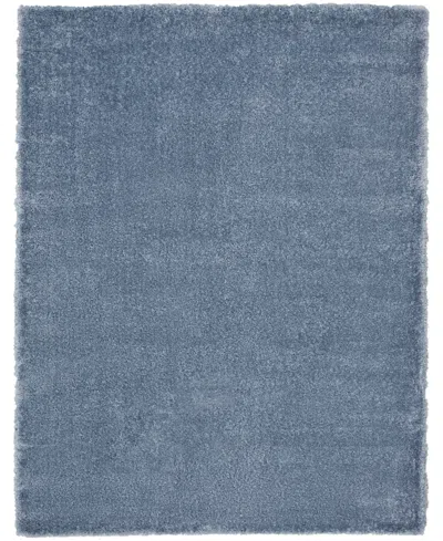 Nourison Home Dreamy Shag Drs05 7'10"x9'10" Area Rug In Mist