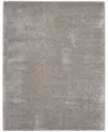 Nourison Home Dreamy Shag Drs05 7'10"x9'10" Area Rug In Silver