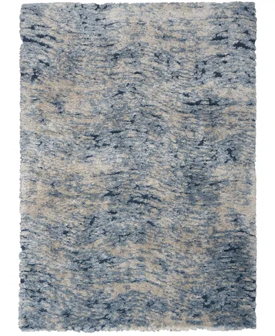 Nourison Home Dreamy Shag Drs06 4'x6' Area Rug In Mist