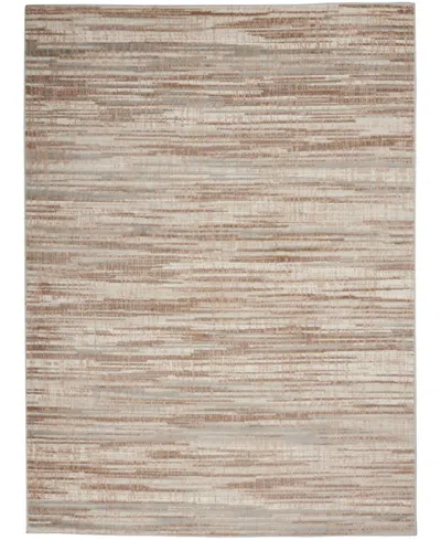 Nourison Home Elation Etn01 4'x6' Area Rug In Ivory,gray
