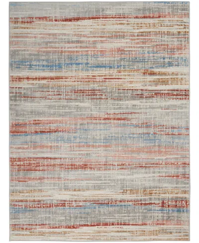 Nourison Home Elation Etn01 4'x6' Area Rug In Multi