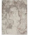 Nourison Home Elation Etn02 5'3"x7'3" Area Rug In Ivory,gray