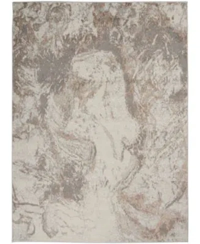 Nourison Home Elation Etn02 Rug Collection In Ivory,gray