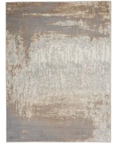 Nourison Home Elation Etn07 Rug Collection In Gray,ivory