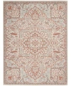 Nourison Home Elation Etn10 Rug Collection In Ivory,blue