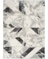 Nourison Home Elation Etn11 4'x6' Area Rug In Ivory,gray