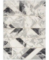 Nourison Home Elation Etn11 Rug Collection In Ivory,gray
