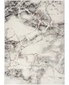 Nourison Home Elation Etn13 4'x6' Area Rug In Ivory,gray