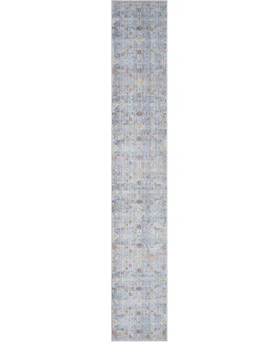 Nourison Home Elegant Heirlooms Elh02 2'2"x8' Runner Area Rug In Blue,ivory