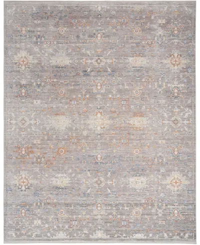 Nourison Home Elegant Heirlooms Elh02 7'10"x10' Area Rug In Gray