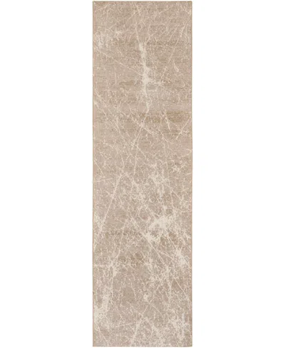 Nourison Home Exhale Exl02 2'2"x7'6" Runner Area Rug In Mocha
