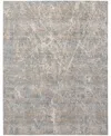 Nourison Home Exhale Exl02 7'10"x9'10" Area Rug In Beige,blue