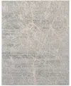 Nourison Home Exhale Exl02 7'10"x9'10" Area Rug In Ivory,gray