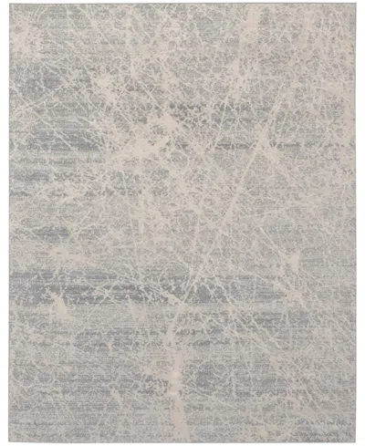 Nourison Home Exhale Exl02 7'10"x9'10" Area Rug In Ivory,gray