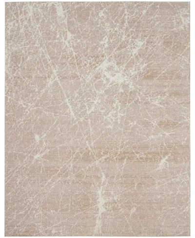 Nourison Home Exhale Exl02 7'10"x9'10" Area Rug In Mocha