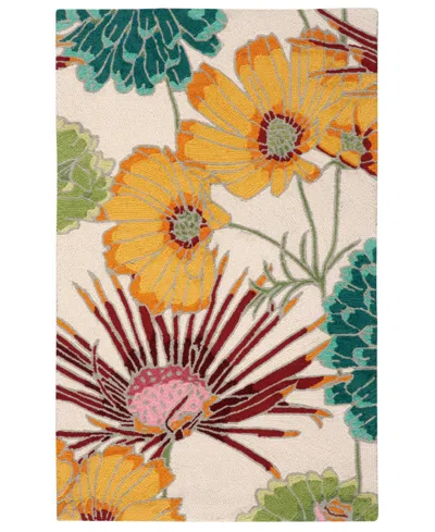 Nourison Home Fantasy Fa26 2'6"x4' Area Rug In Ivory