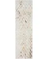 Nourison Home Glitz Glz05 2'3"x7'6" Runner Area Rug In Ivory