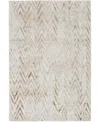 Nourison Home Glitz Glz05 5'3"x7'3" Area Rug In Ivory