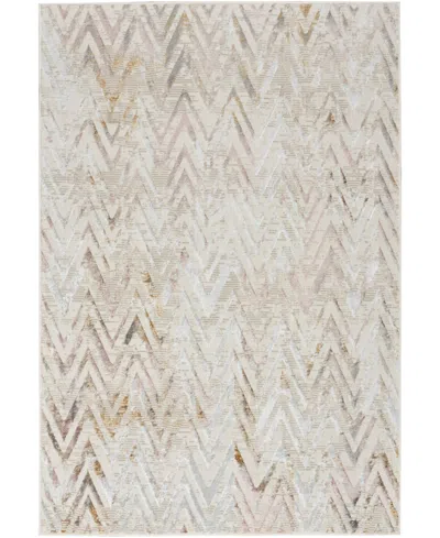 Nourison Home Glitz Glz05 5'3"x7'3" Area Rug In Ivory