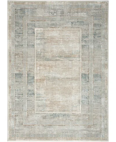 Nourison Home Glitz Glz07 5'3"x7'3" Area Rug In Ivory