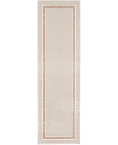 Nourison Home Glitz Glz08 2'3"x7'6" Runner Area Rug In Ivory
