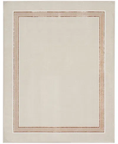 Nourison Home Glitz Glz08 7'10"x9'10" Area Rug In Ivory
