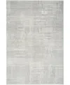 Nourison Home Glitz Glz09 3'11"x5'11" Area Rug In Silver