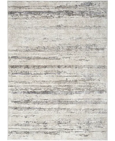 Nourison Home Glitz Glz10 3'11"x5'11" Area Rug In Cream,gray