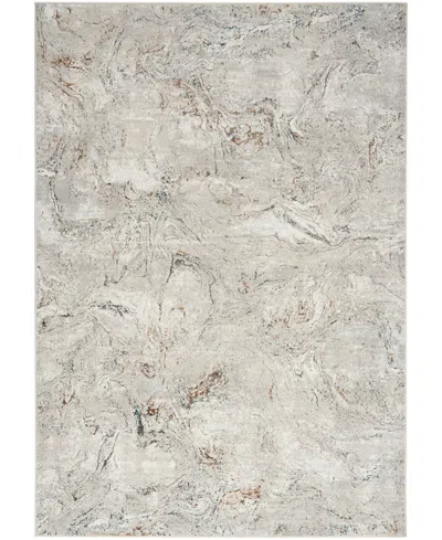 Nourison Home Glitz Glz20 5'3"x7'3" Area Rug In Gray,multi