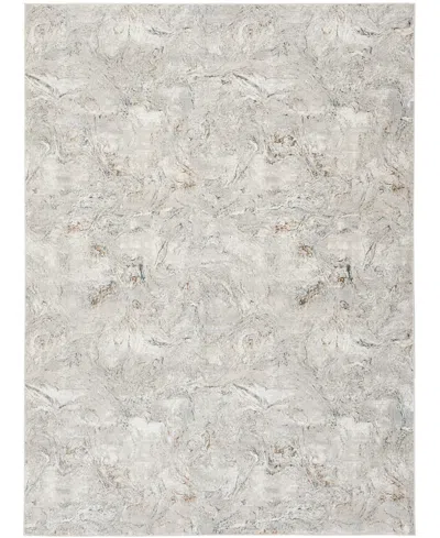 Nourison Home Glitz Glz20 7'10"x9'10" Area Rug In Gray,multi