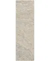 Nourison Home Graceful Gru01 2'3"x7'6" Runner Area Rug In Gray