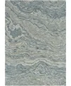 Nourison Home Graceful Gru01 3'9"x5'9" Area Rug In Blue