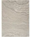 Nourison Home Graceful Gru01 7'9"x9'9" Area Rug In Gray